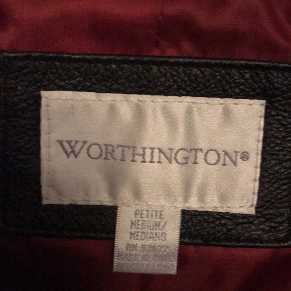 Worthington Woman’s Leather Jacket - Picture 5 of 13